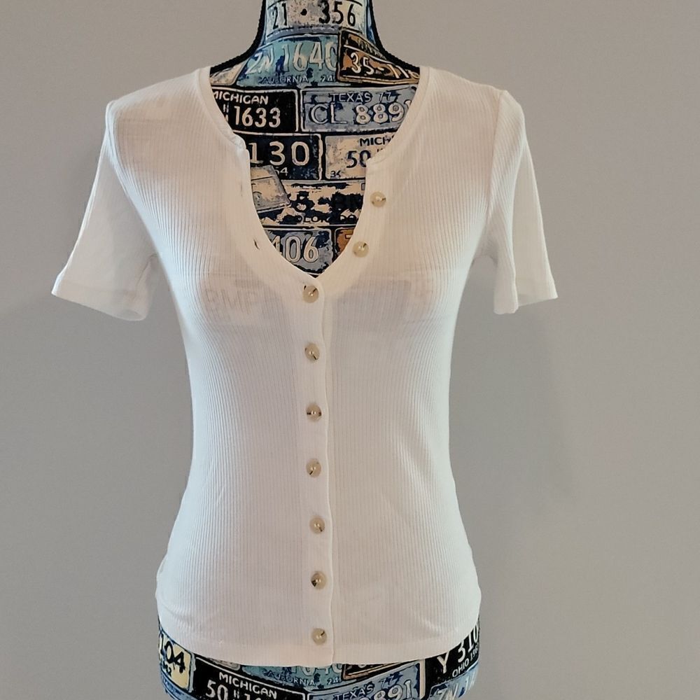 Maeve by Anthropologie White top